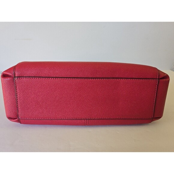 Coach Minetta Crossgrain Leather Purse Pink F57847 GUC Missing Shoulder Strap - Picture 5 of 9